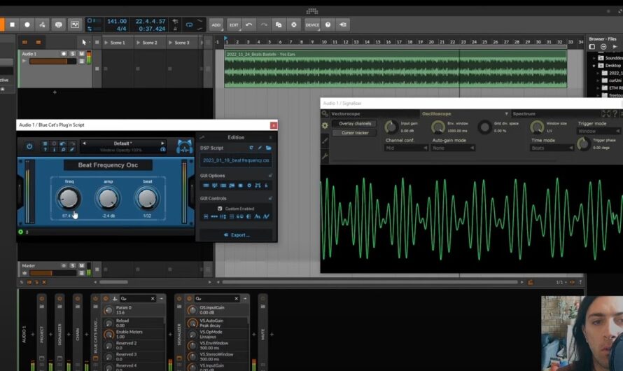 Plug’n Script: Unison Oscillators at Beat Frequency (Tempo-Synced)