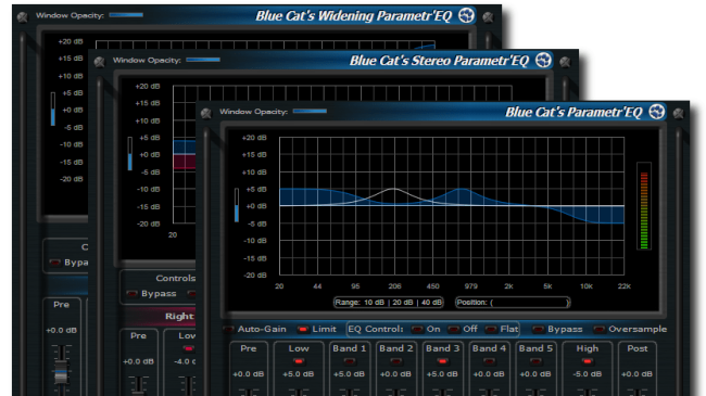 Blue Cat's Parametr'EQ Pack - Professional Parametric Equalizer Plug-ins Bundle (VST, AU, RTAS, DX) Blue Cat's Parametr'EQ Pack - Professional Parametric Equalizer Plug-ins Bundle (VST, AU, RTAS, DX)