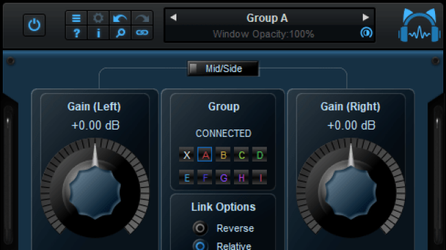 Blue Cat's Gain Suite - Simple Mono, Stereo and Mid-Side MIDI Controllable Gain Plug-ins (VST, AU, VST3, AAX) (Freeware) Blue Cat's Gain Suite - Simple Mono, Stereo and Mid-Side MIDI Controllable Gain Plug-ins (VST, AU, VST3, AAX) (Freeware)